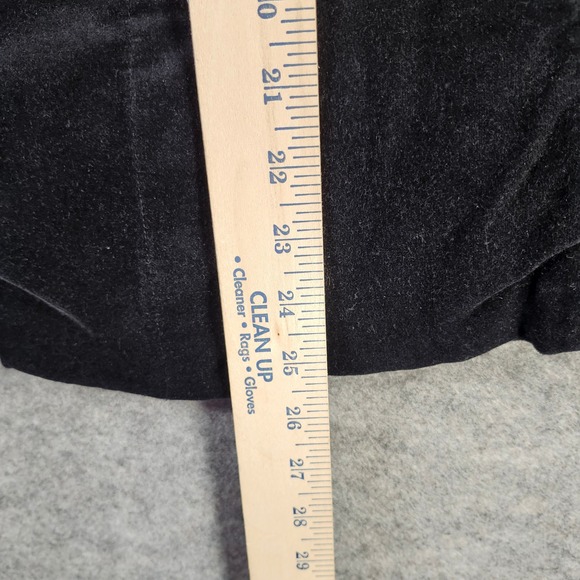 Michael Kors Black Velvet Womens Funnel Neck Button Front Jacket Plus Size 1X - Picture 5 of 16